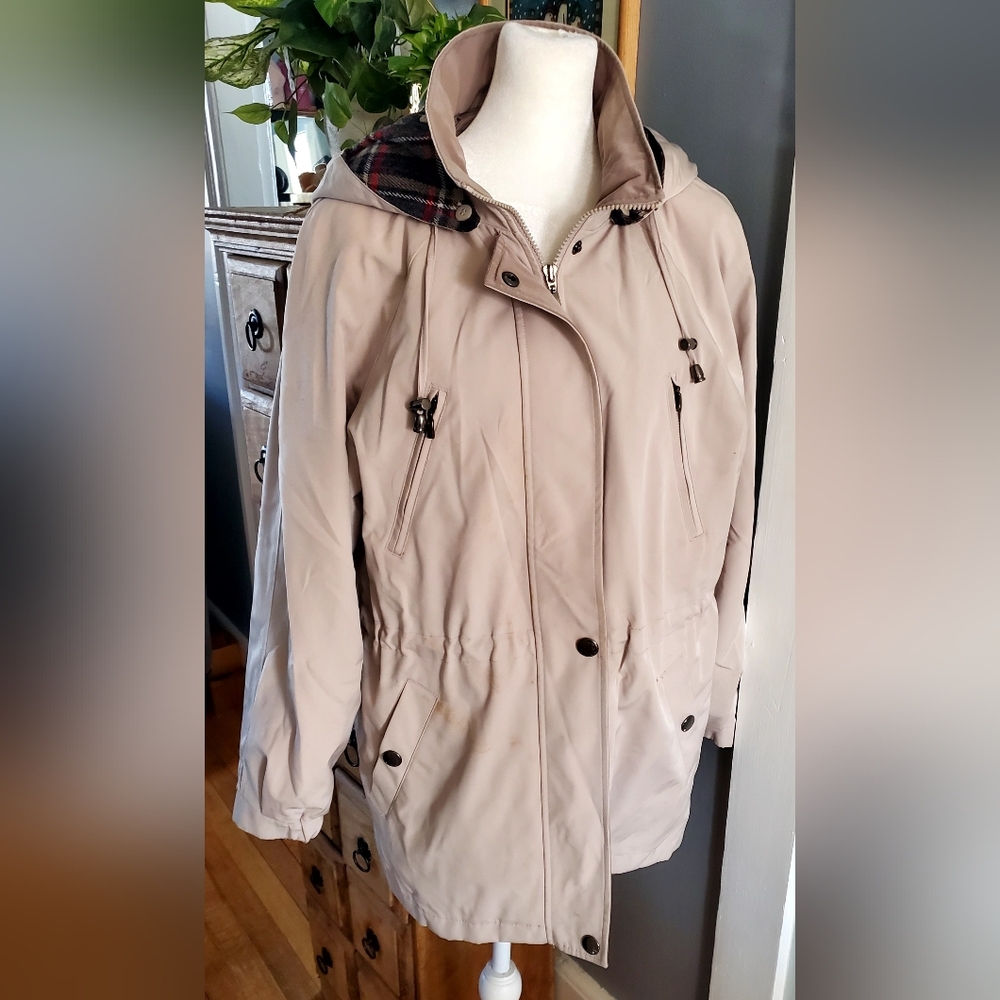 Nautica Women's Beige Utility Jacket